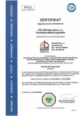 STN EN ISO 3834-2-2021